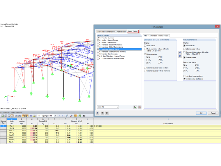 Filtro delle tabelle dei risultati