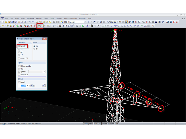 Quotatura obliqua della catena