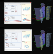 Carichi superficiali variabili su superfici curve