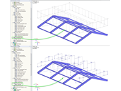Visualizzazione dei carichi di superficie generati