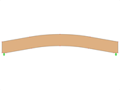 Trave in legno lamellare