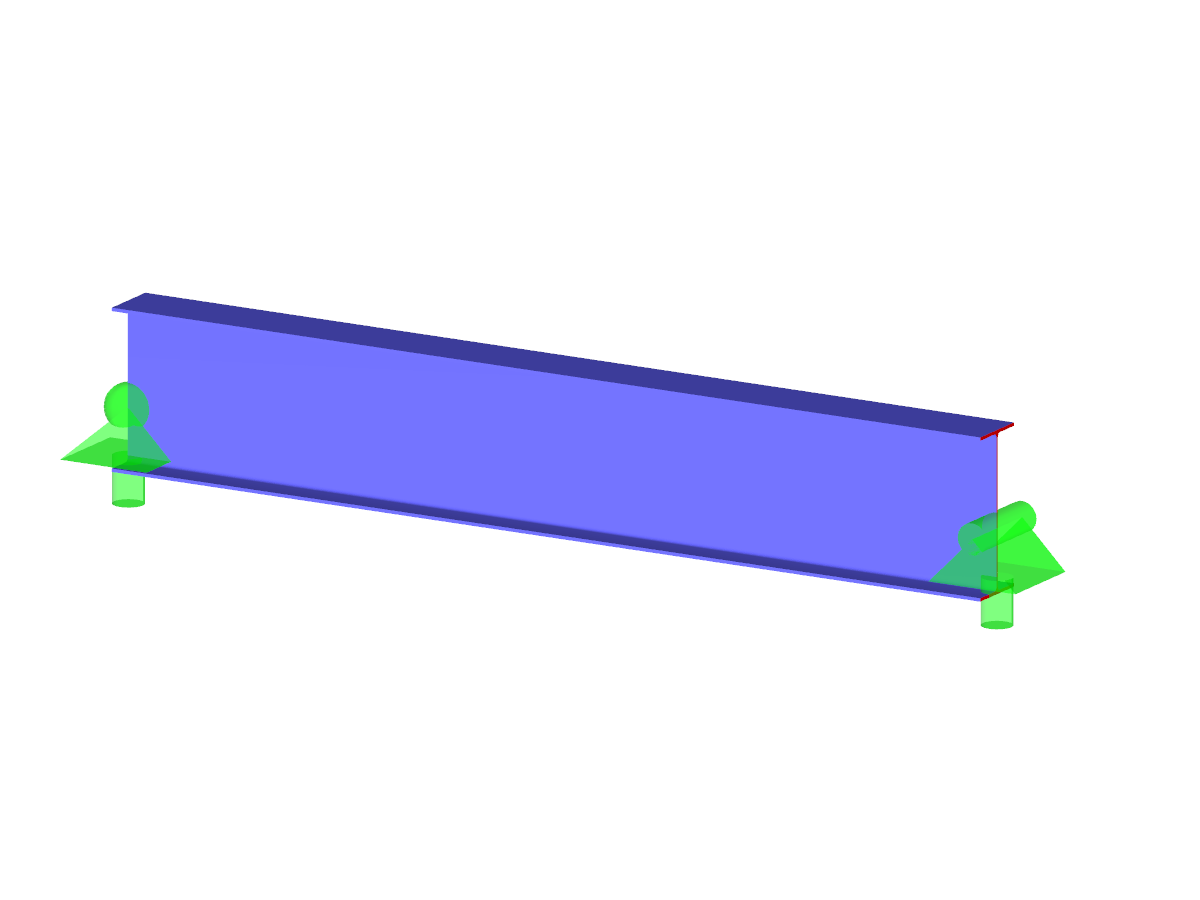 Forma a W con forte taglio assiale secondo AISC G.1A