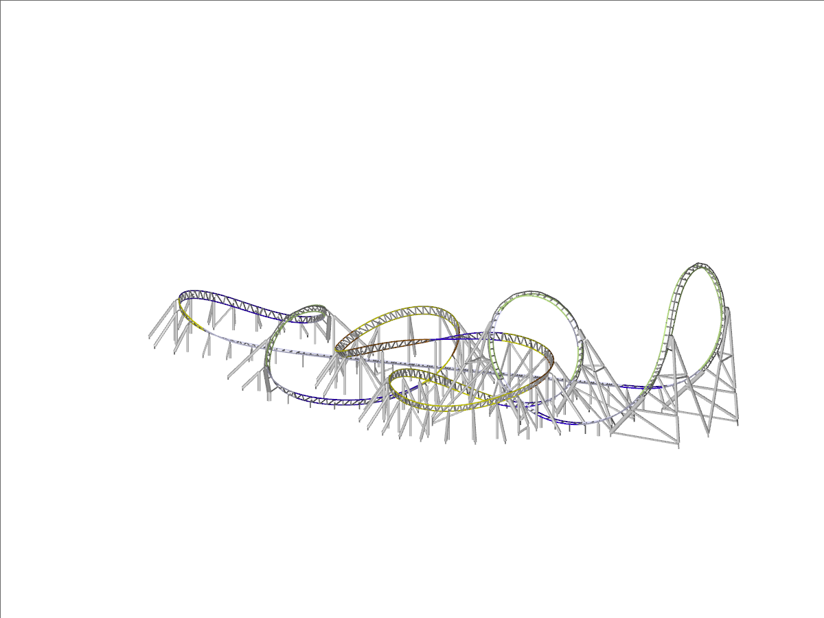 Dragon Flight Roller Coaster a Ningbo, Cina