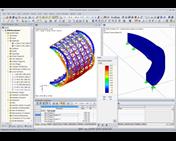 Modelli di arrotondamento e di scale con risultati in RFEM (© osd GmbH & Co. KG)