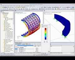 Modelli di arrotondamento e di scale con risultati in RFEM (© osd GmbH & Co. KG)