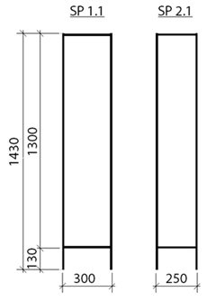Kastenprofile der „Schlangen“  (© Helika a.s.)
