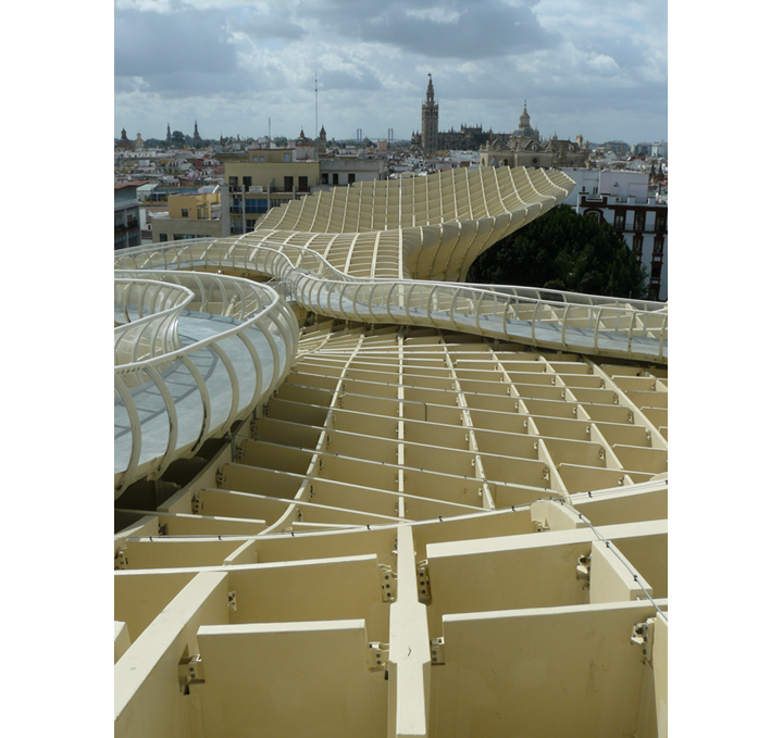 Metropol Parasol a Siviglia, in Spagna