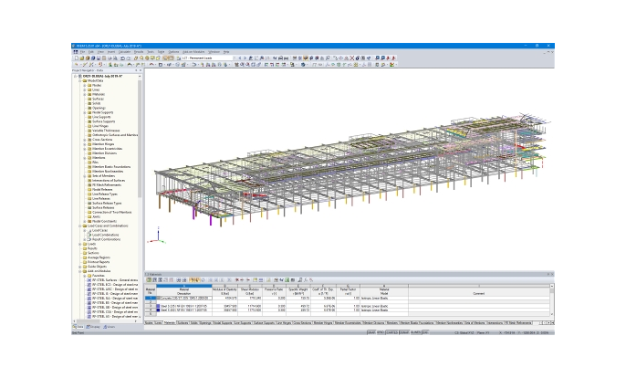 Modello RFEM dell'espansione dell'aeroporto di Orly Sud, Francia (© Roux Ingénierie)