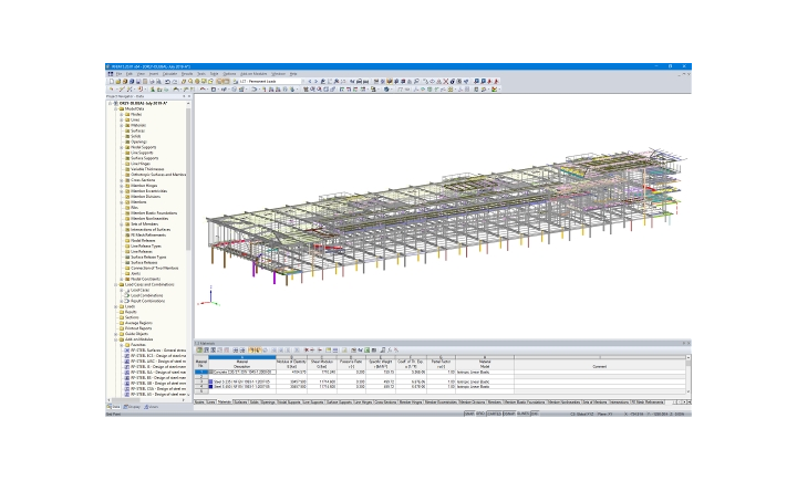 Modello RFEM dell'espansione dell'aeroporto di Orly Sud, Francia (© Roux Ingénierie)