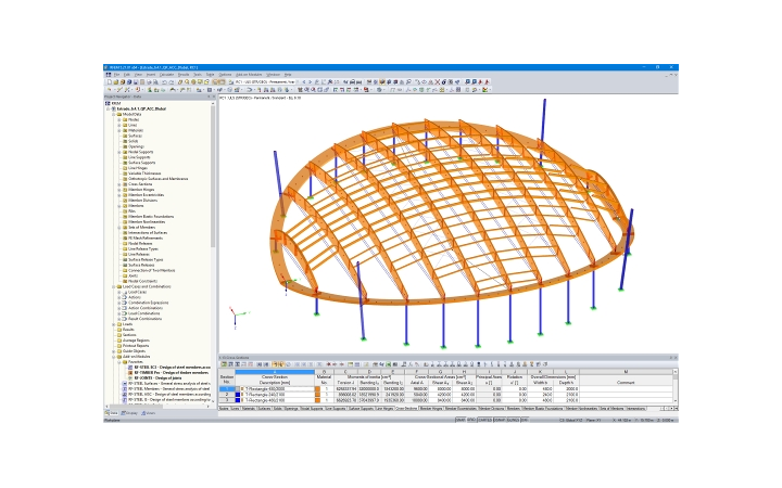 Struttura del tetto in legno