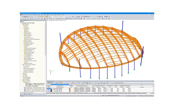 Struttura del tetto in legno