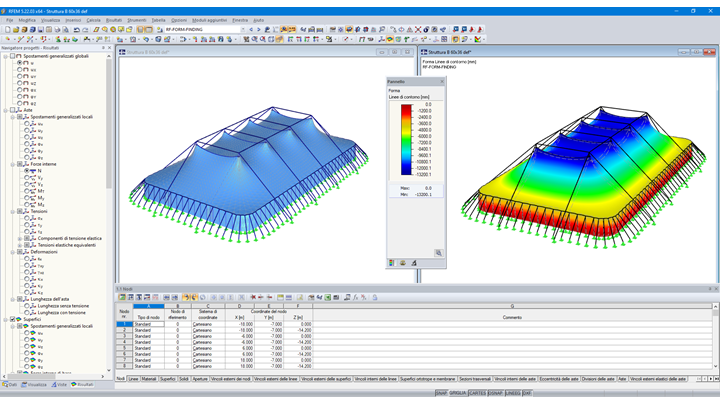 Modellazione geometrica e ricerca della forma in RF-FORM-FINDING (© Studio Rota Nodari)