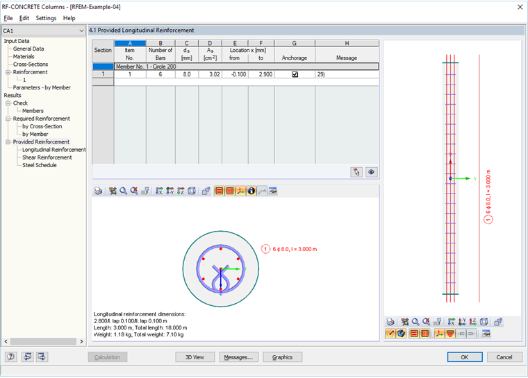 Proposta di armatura "Armatura a taglio"