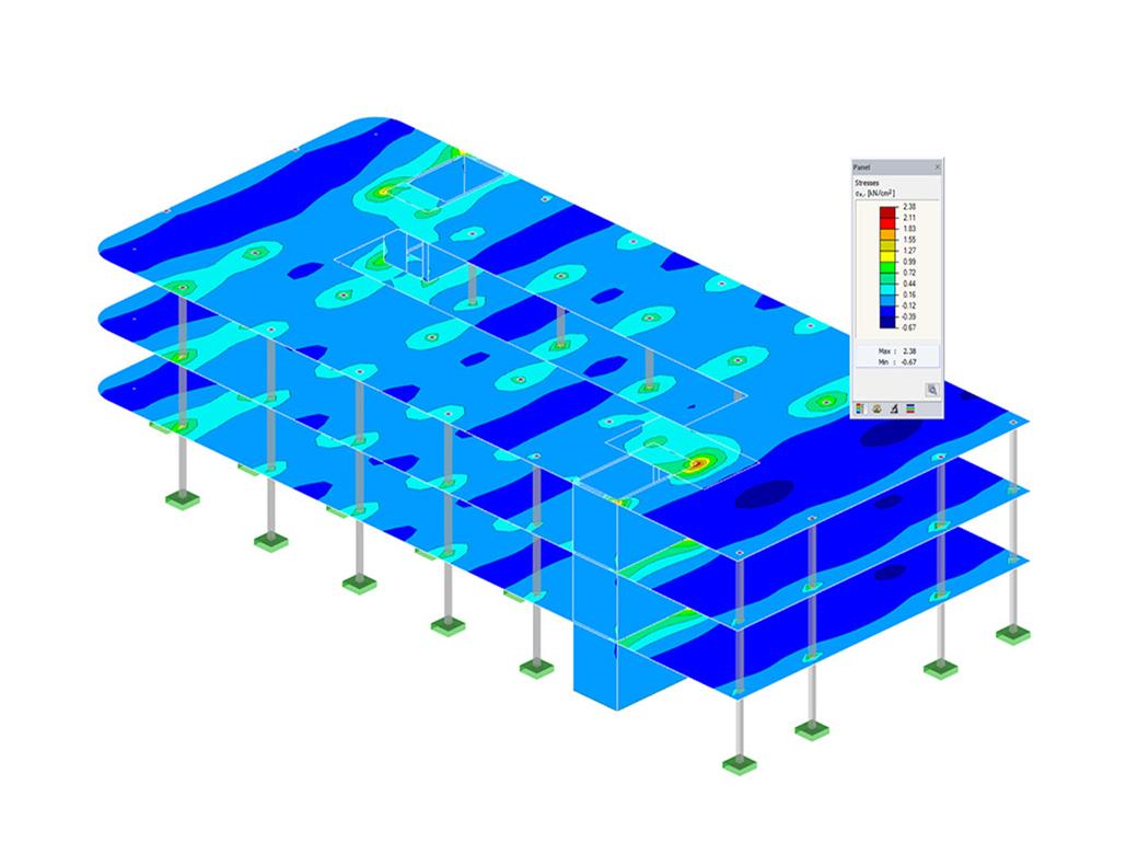 RFEM-Zusatzmodul RF-BETON | Progettazione di aste e superfici in cemento armato (RFEM)