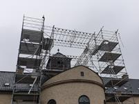 Ponteggi per il penitenziario di Hobro, Danimarca (© PlusEight System AB)