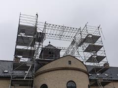 Ponteggi per il penitenziario di Hobro, Danimarca (© PlusEight System AB)