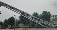 Travatura della scala mobile durante il montaggio sul sito di prova (© Giant KONE Elevator Co., Ltd.)