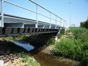 Ponte ferroviario di Fanggraben a Biebesheim am Rhein (© Schröder + Raue)