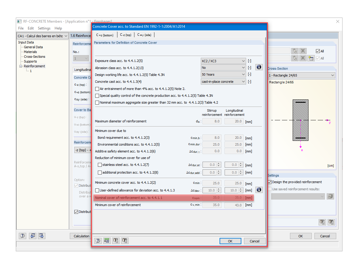 Copertura in calcestruzzo secondo la norma EN 1992-1-1: 2004/A1: 2014