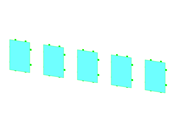 Modello di calcolo dei pannelli di vetro stratificato