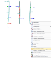 Attivazione/disattivazione dei sistemi di assi locali