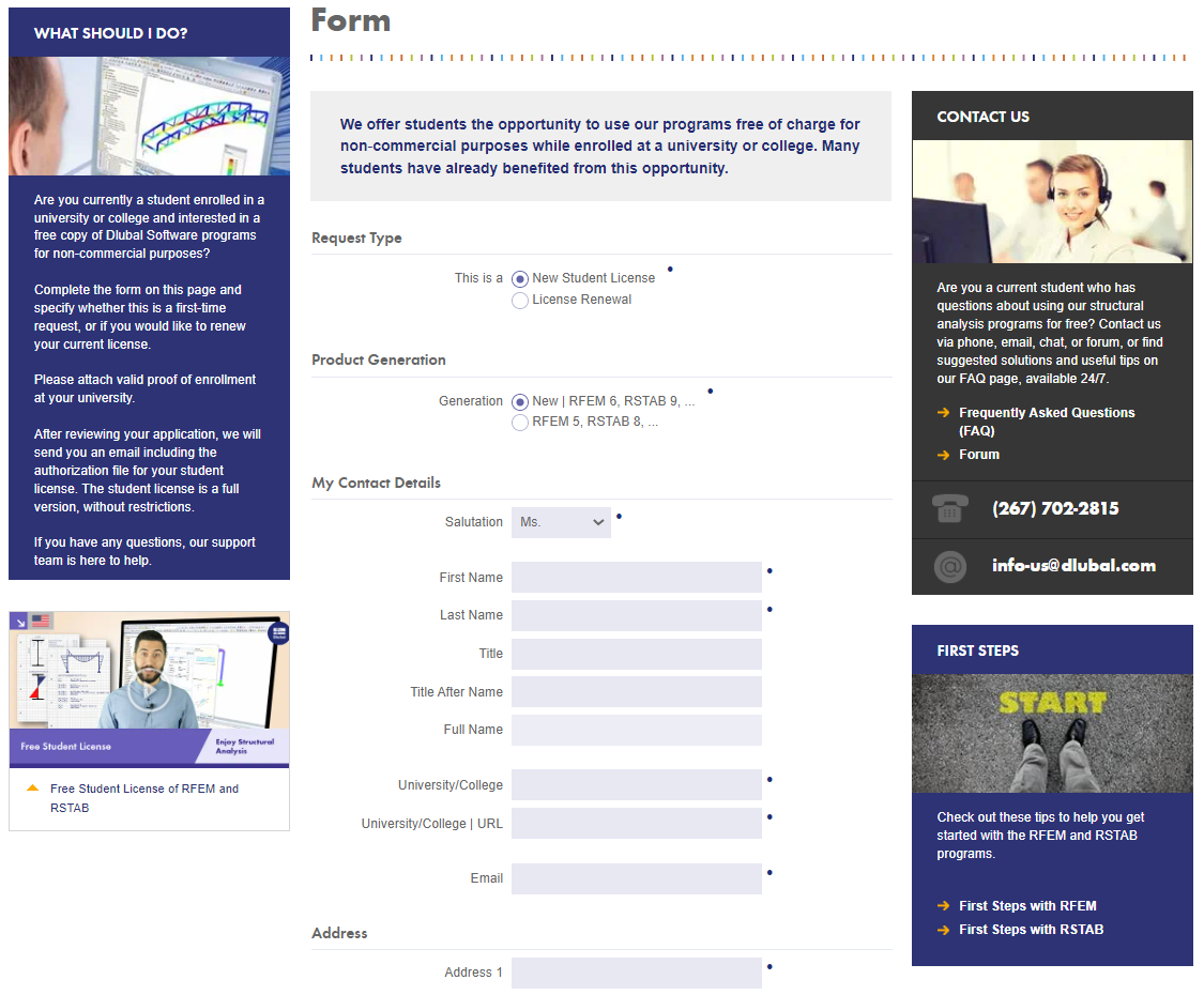 Richiedi una licenza gratuita per studenti