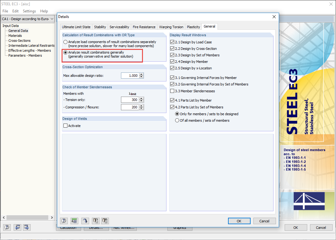 Dettagli per la generazione di carico