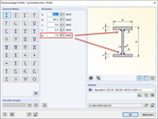 Sezione trasversale saldata