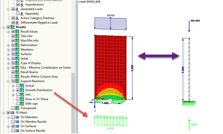 Modello equivalente: Listello da parete da 1 m