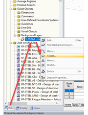 Livello di sfondo rotante