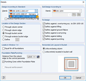 Selezione dello standard di progetto