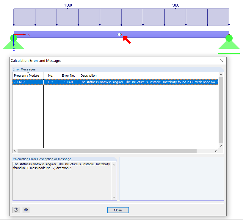 Cinematismo dovuto alla catena di cerniere