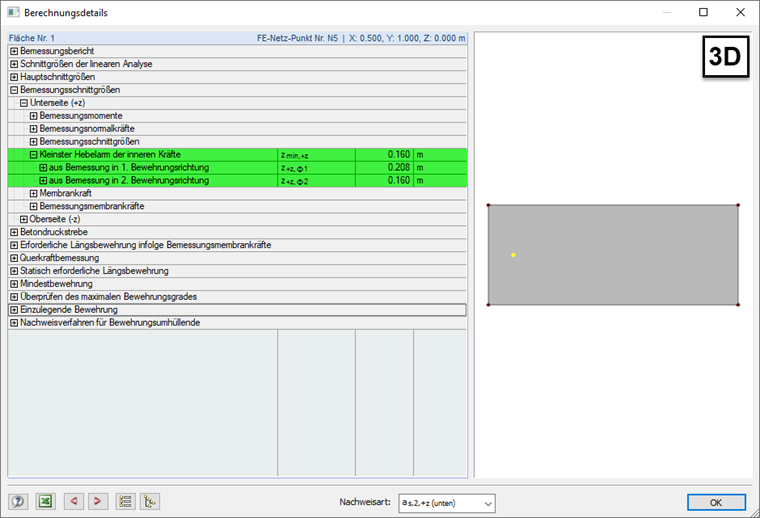 Dettagli di progettazione - Braccio di leva per guscio 3D