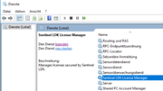 Arresto e riavvio del servizio Sentinel LDK License Manager