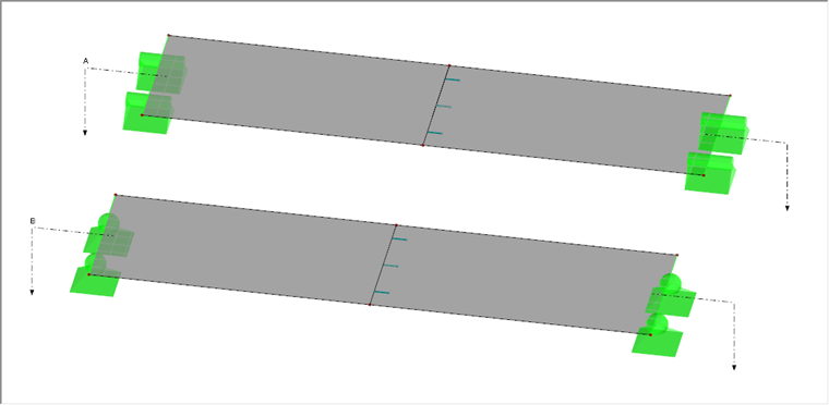 Vincoli esterni delle linee definiti in modo errato nella sottostruttura