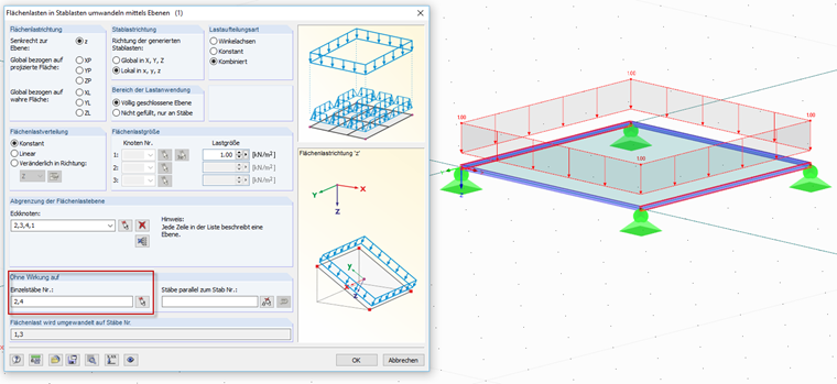 Funzione "Rimuovi influenza da"