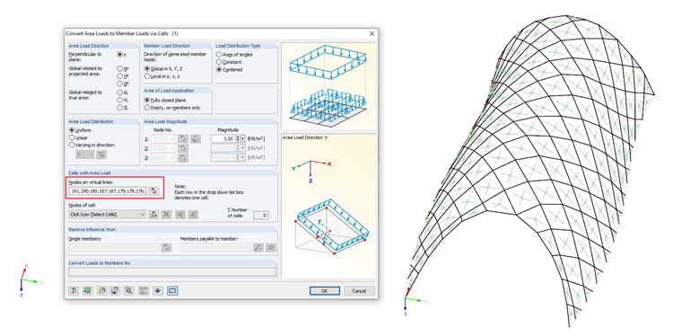 Creazione di linee virtuali