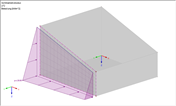 Visualizzazione del carico poligonale libero applicato