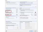 Opzioni per i controlli di progetto da eseguire (scorrimento, rottura del terreno, cedimento)