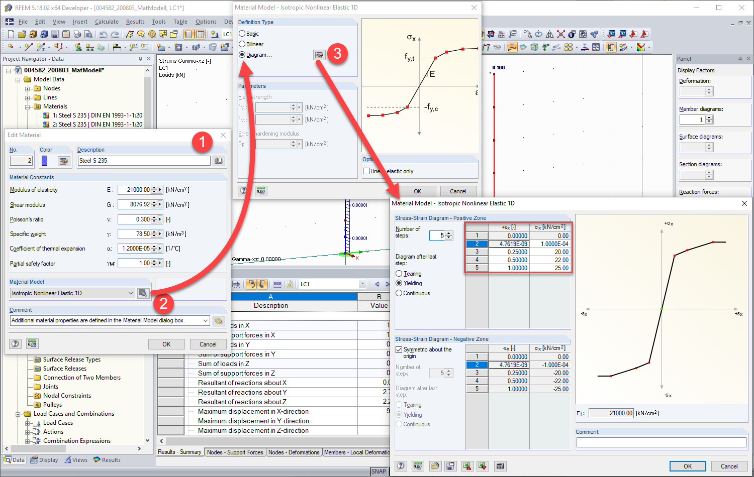 Creazione del modello di materiale - Processo corretto