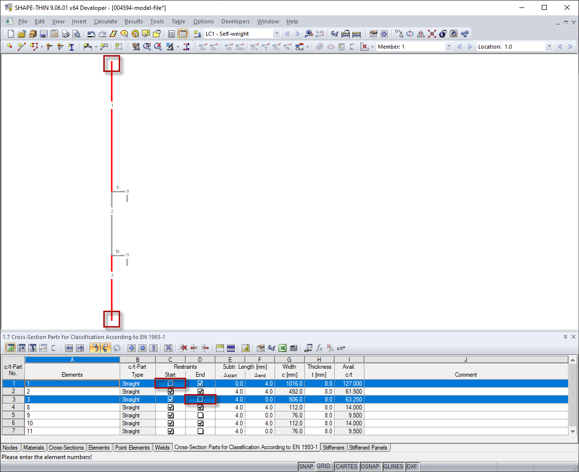 Supporto mancante ai bordi liberi
