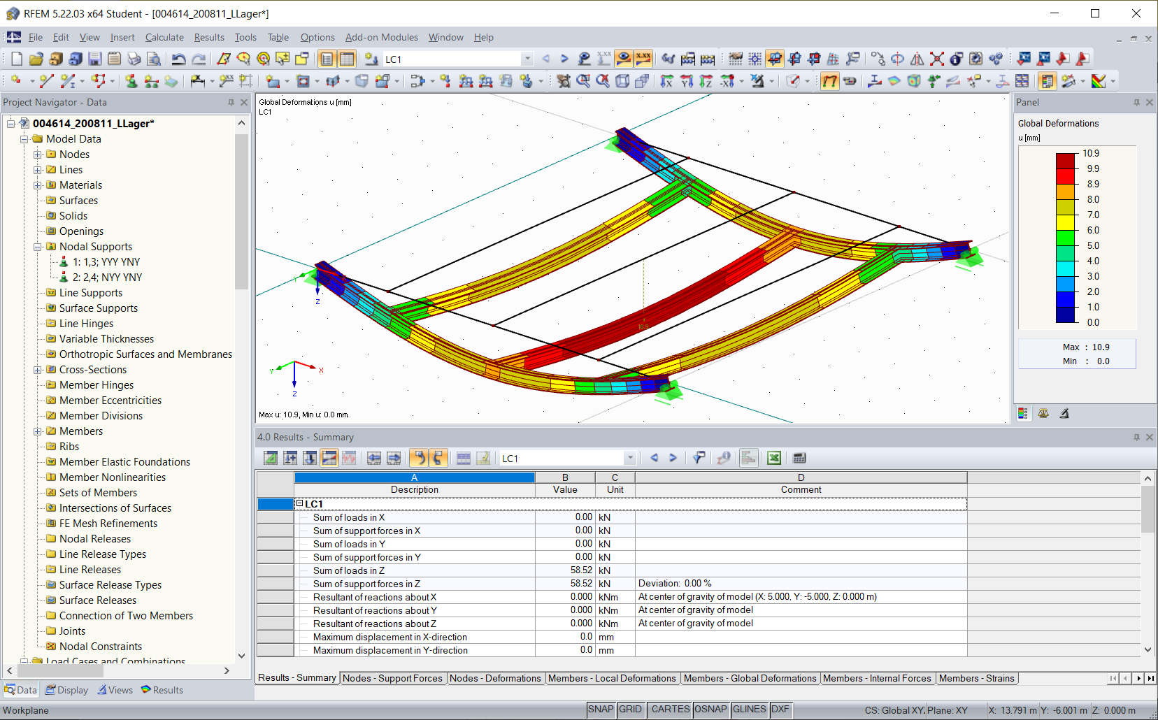 Calcolo senza supporto di linea