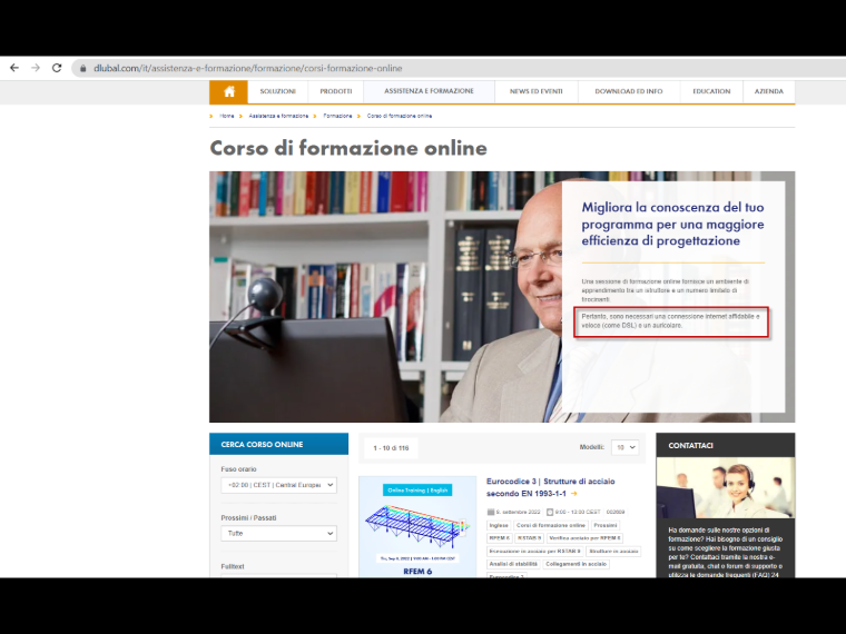 Corso di formazione online