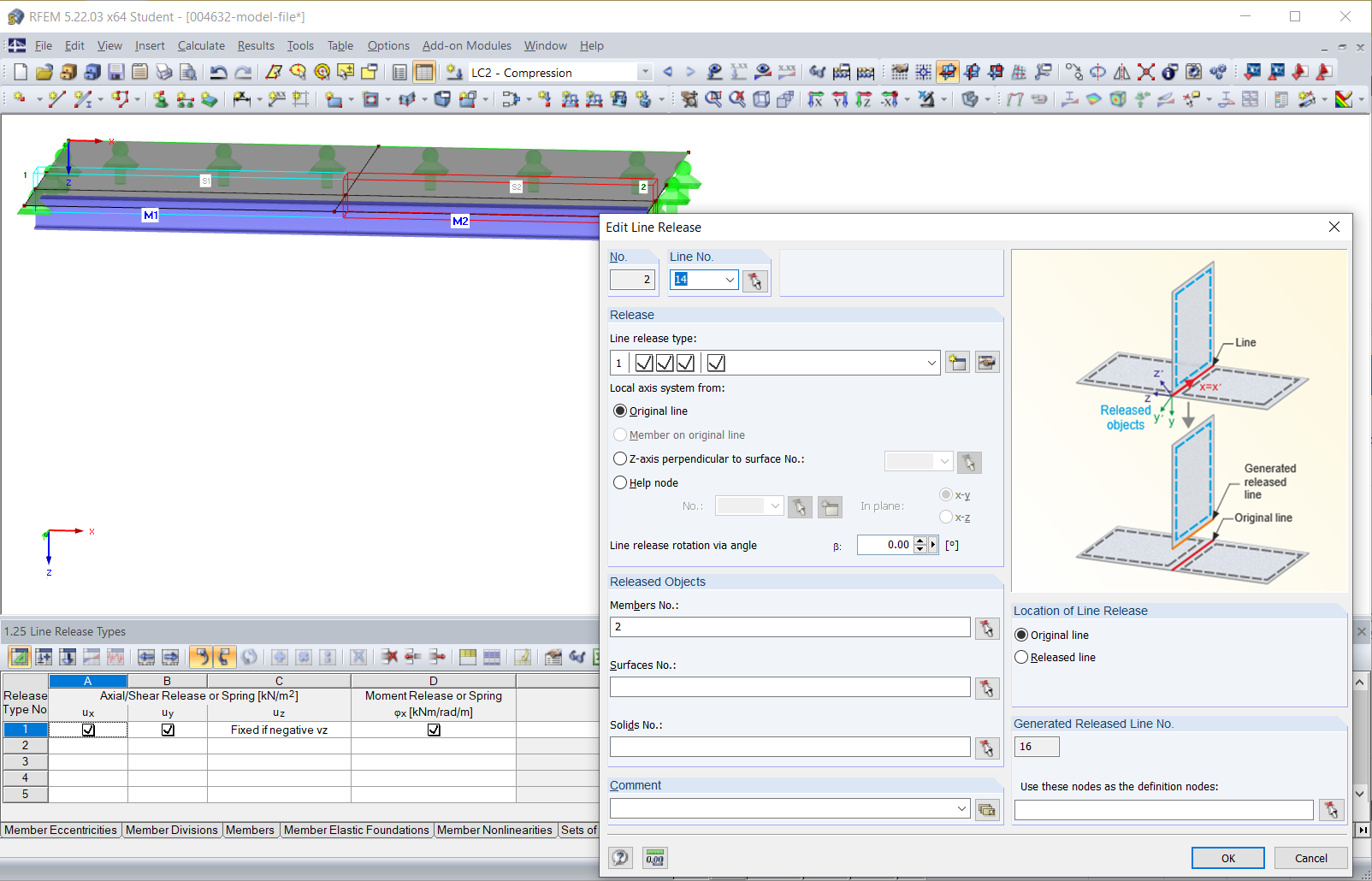 Rilascio della linea 2