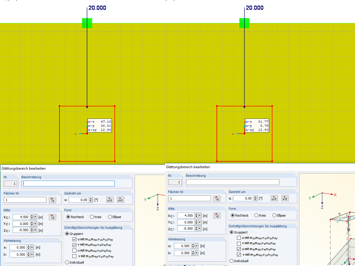 Combinazione 1/2 e 3/4