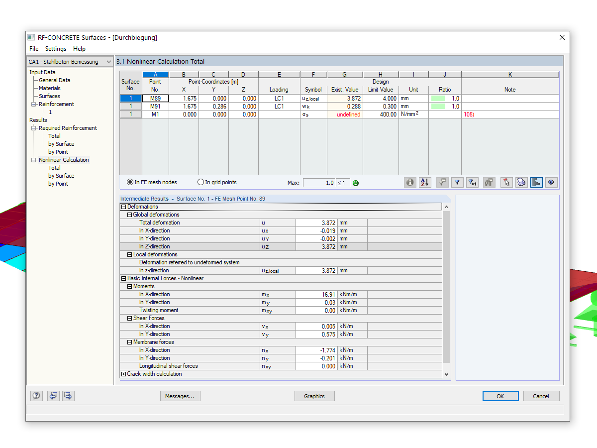 Inflessione e vincoli esterni di progetto