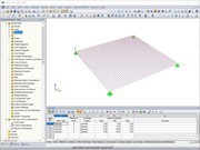 Struttura della rete di funi da convertire nella superficie della membrana equivalente