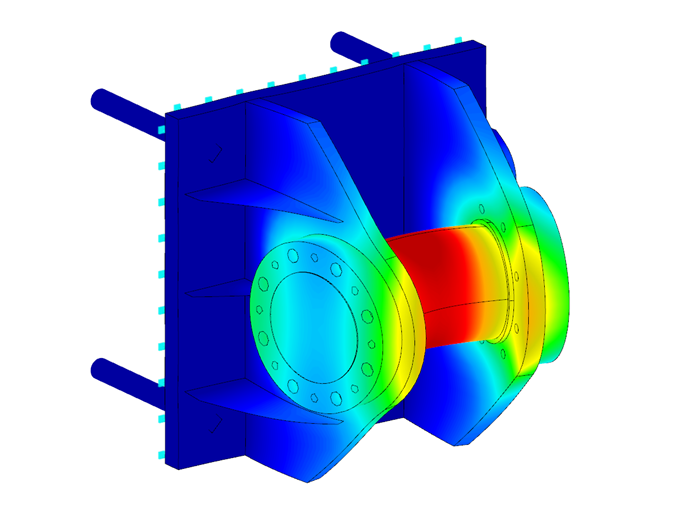 Deformazione globale del giornale in RFEM