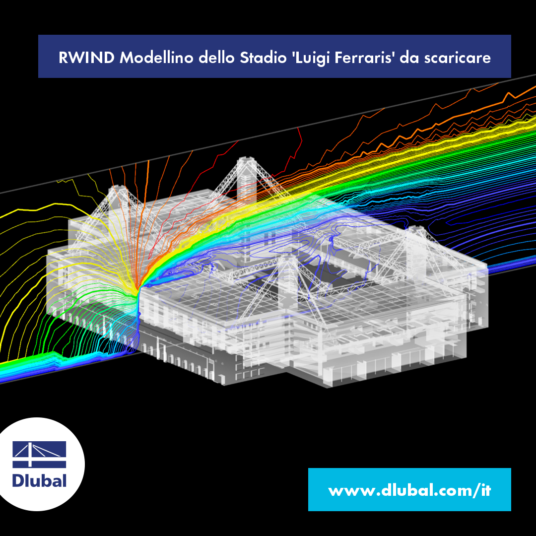 Scarica il modello RWIND dello Stadio Luigi Ferraris (Marassi)