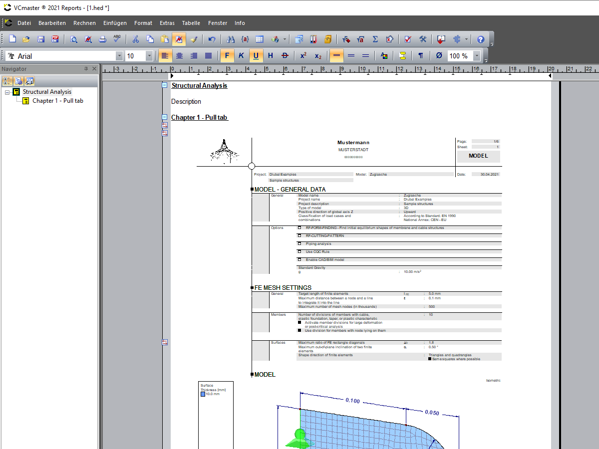 Documento in VCmaster